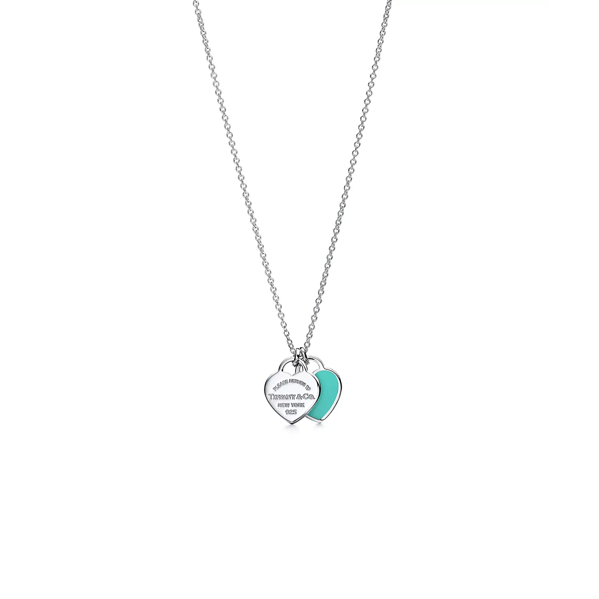 TIFFANY RETURN TO TIFFANY® TIFFANY BLUE® DOUBLE HEART TAG PENDANT 60014069